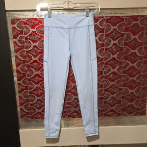 SHEIN Soft Blue Girl's Athletic Leggings